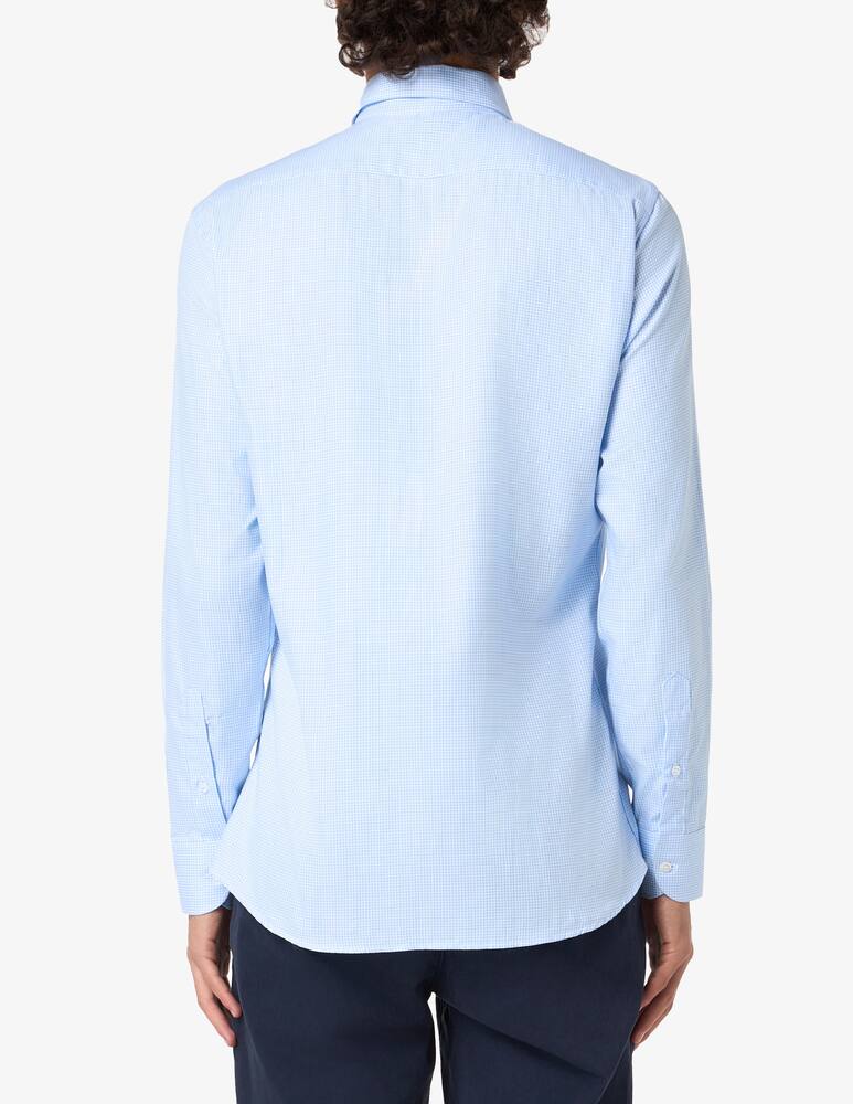 rinascente Sartoria Italiana Camicia regular twill pied de poule