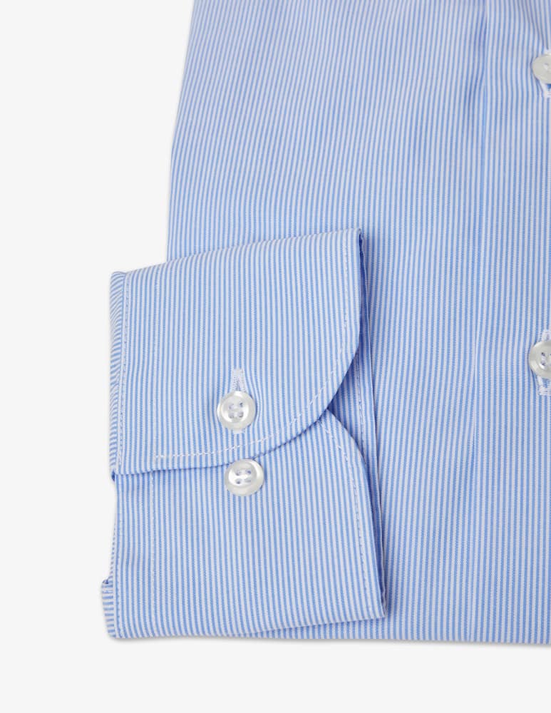 Sartoria Italiana Camicia modern popeline microriga - immagine 2 Sartoria Italiana Camicia modern popeline microriga - immagine 2