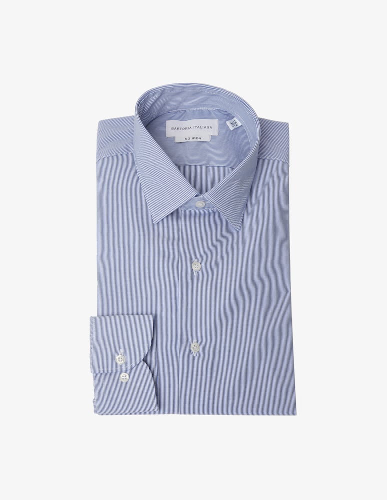 Sartoria Italiana Camicia modern popeline microriga - immagine 1 Sartoria Italiana Camicia modern popeline microriga - immagine 1