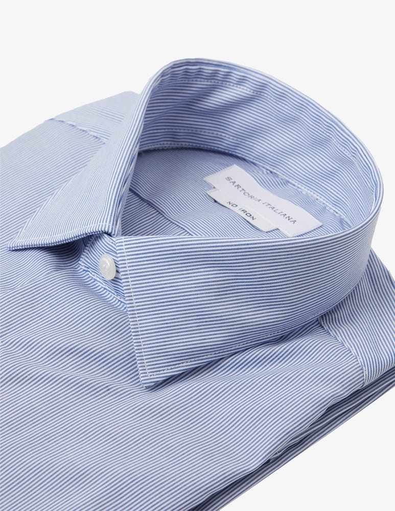Sartoria Italiana Camicia modern popeline microriga - immagine 2 Sartoria Italiana Camicia modern popeline microriga - immagine 2