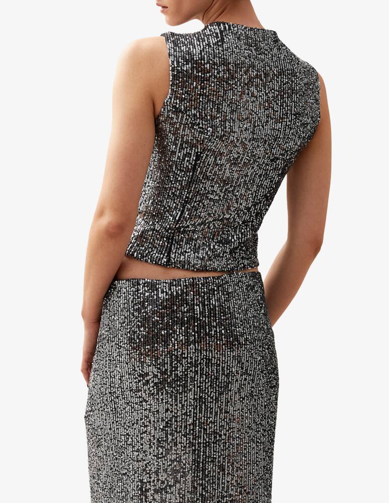 rinascente Alohas Carla sequins top
