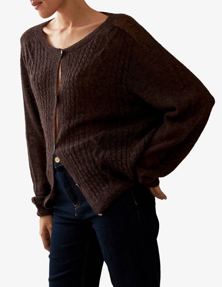 rinascente Alohas Cardigan in tricot corden