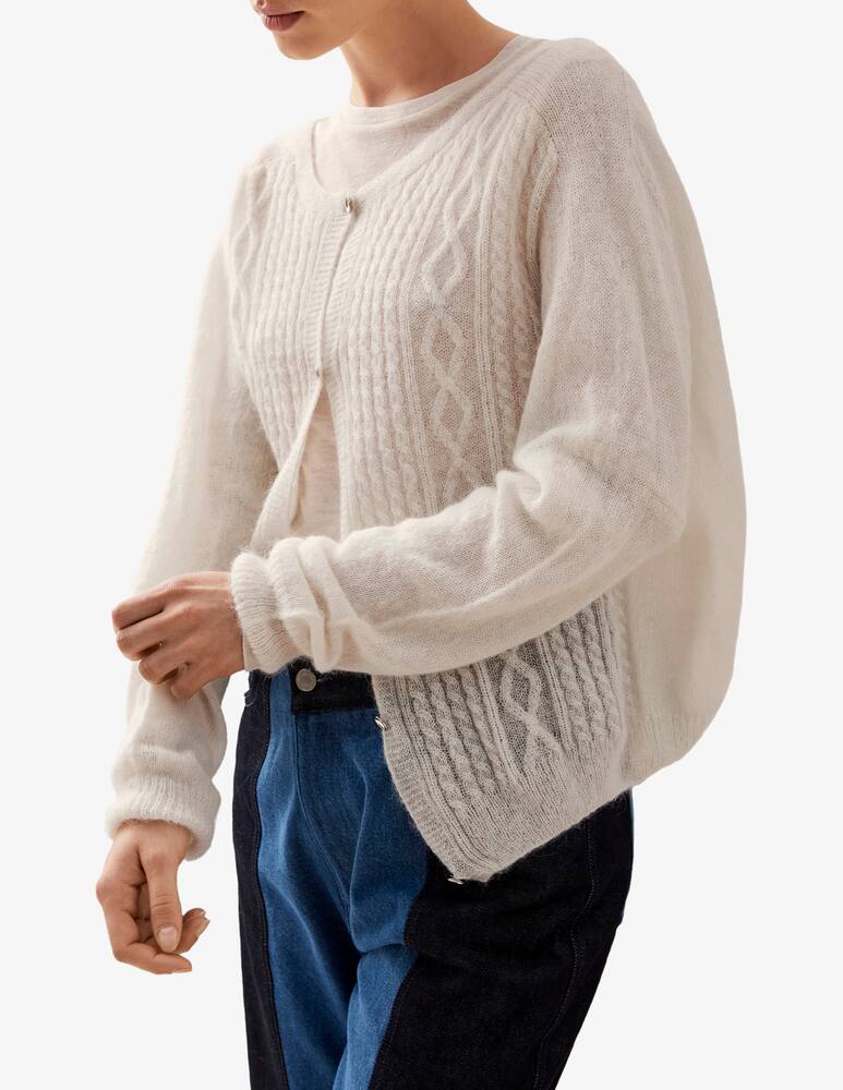 rinascente Alohas Cardigan in tricot corden
