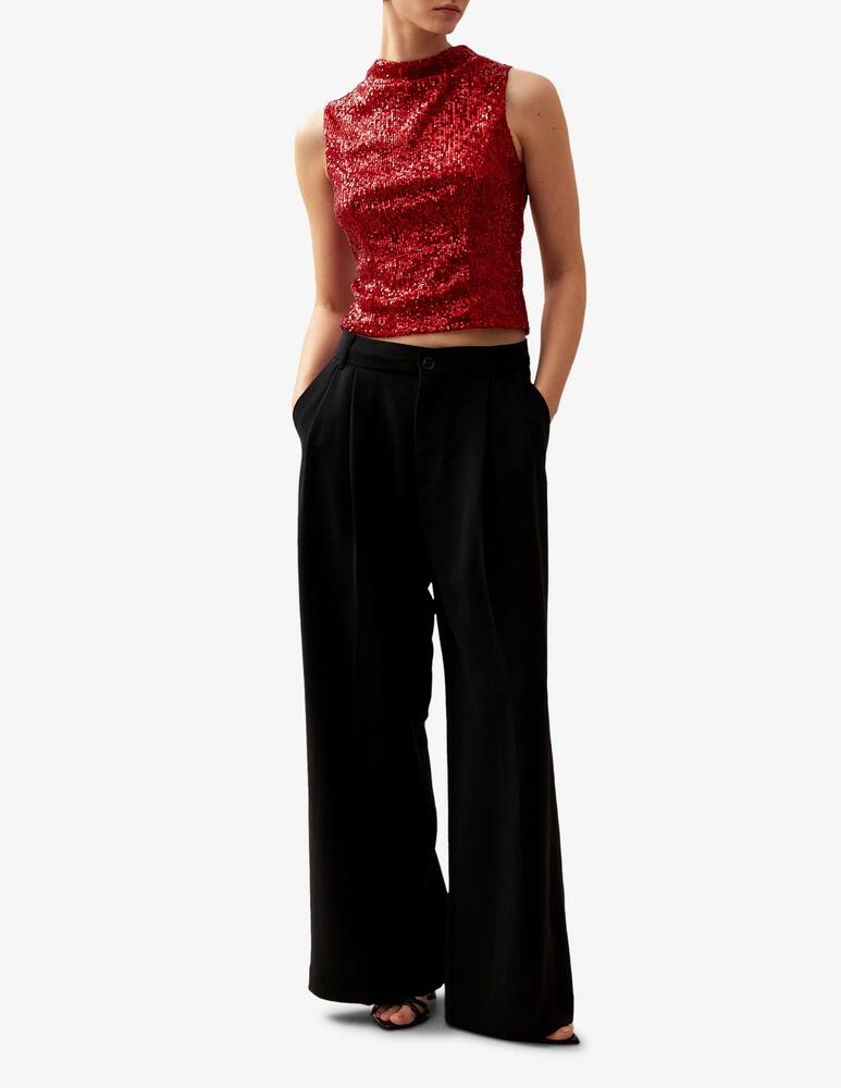 rinascente Alohas Top con pailletter Carla