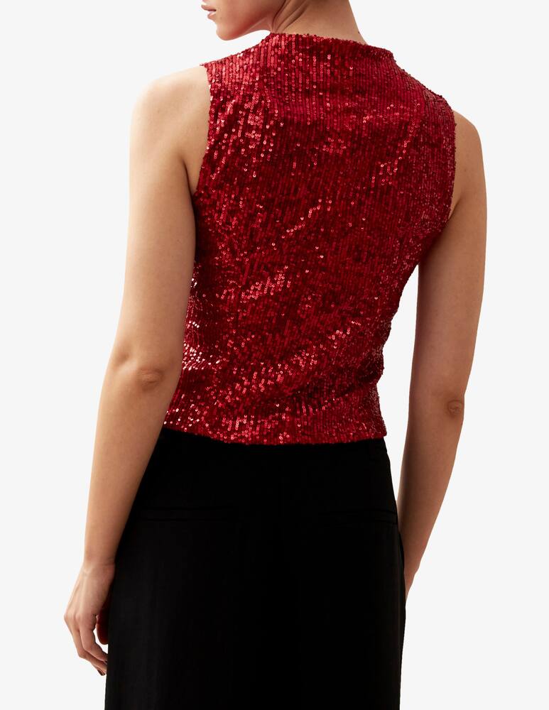 rinascente Alohas Top con pailletter Carla