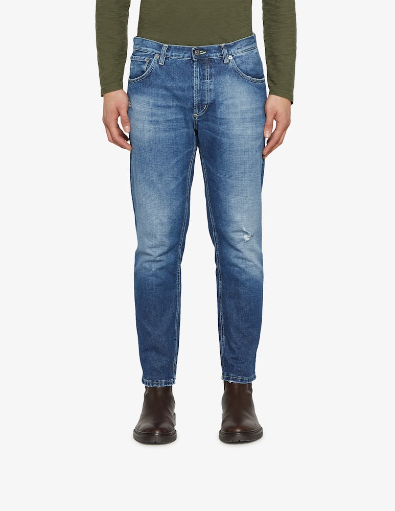Dondup Pantalone brighton carrot blu medio - immagine 1 Dondup Pantalone brighton carrot blu medio - immagine 1
