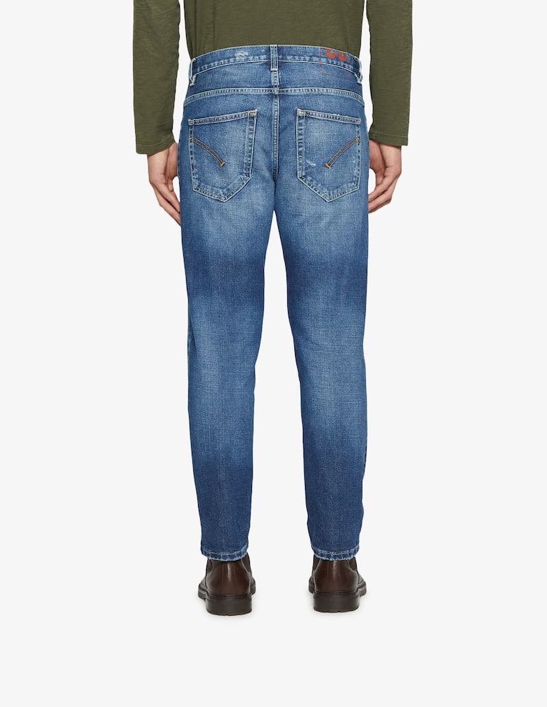 Dondup Pantalone brighton carrot blu medio - immagine 2 Dondup Pantalone brighton carrot blu medio - immagine 2