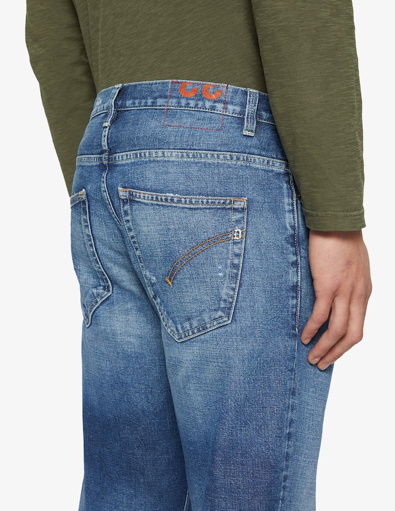 Dondup Pantalone brighton carrot blu medio - immagine 3 Dondup Pantalone brighton carrot blu medio - immagine 3