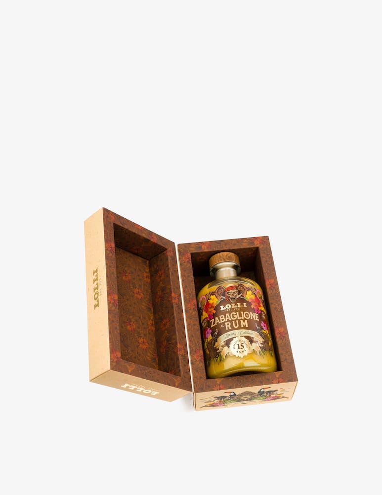 rinascente Lolli Liquori Zabaglione with Rum Box Luxury Edition 500ml