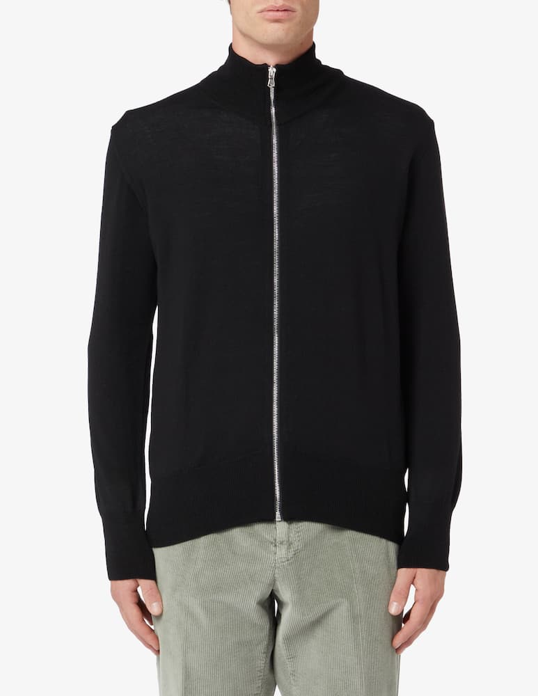 Misaky Merino wool full zip sweater - picture 1 Misaky Merino wool full zip sweater - picture 1