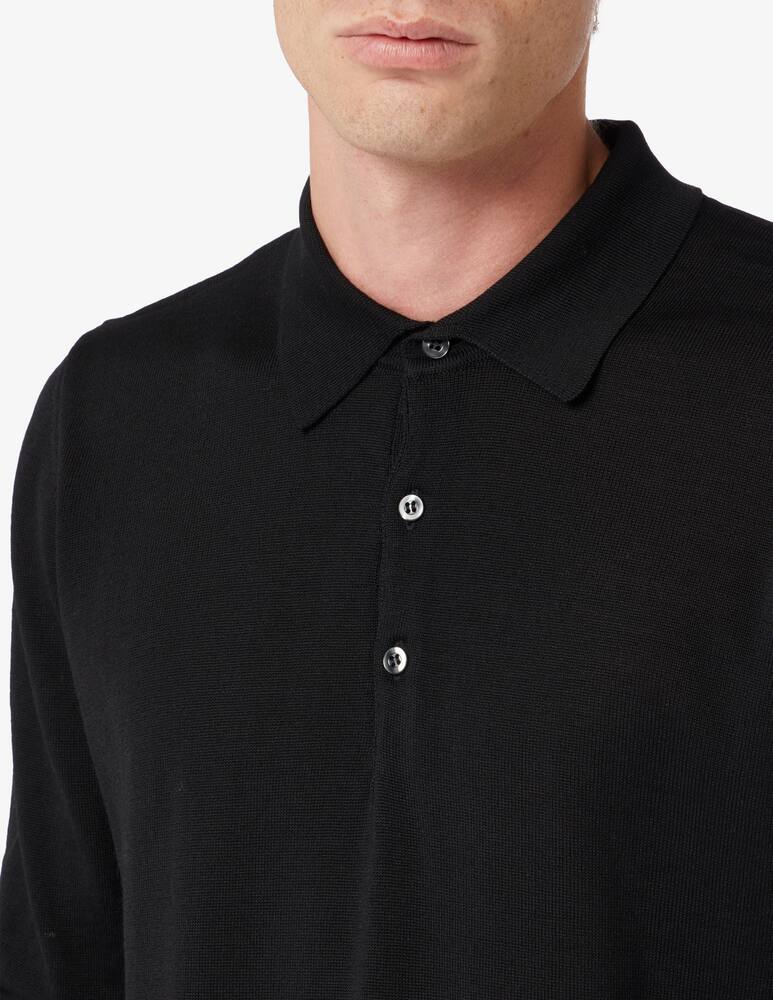 rinascente Misaky Polo maniche lunghe in lana merino f12