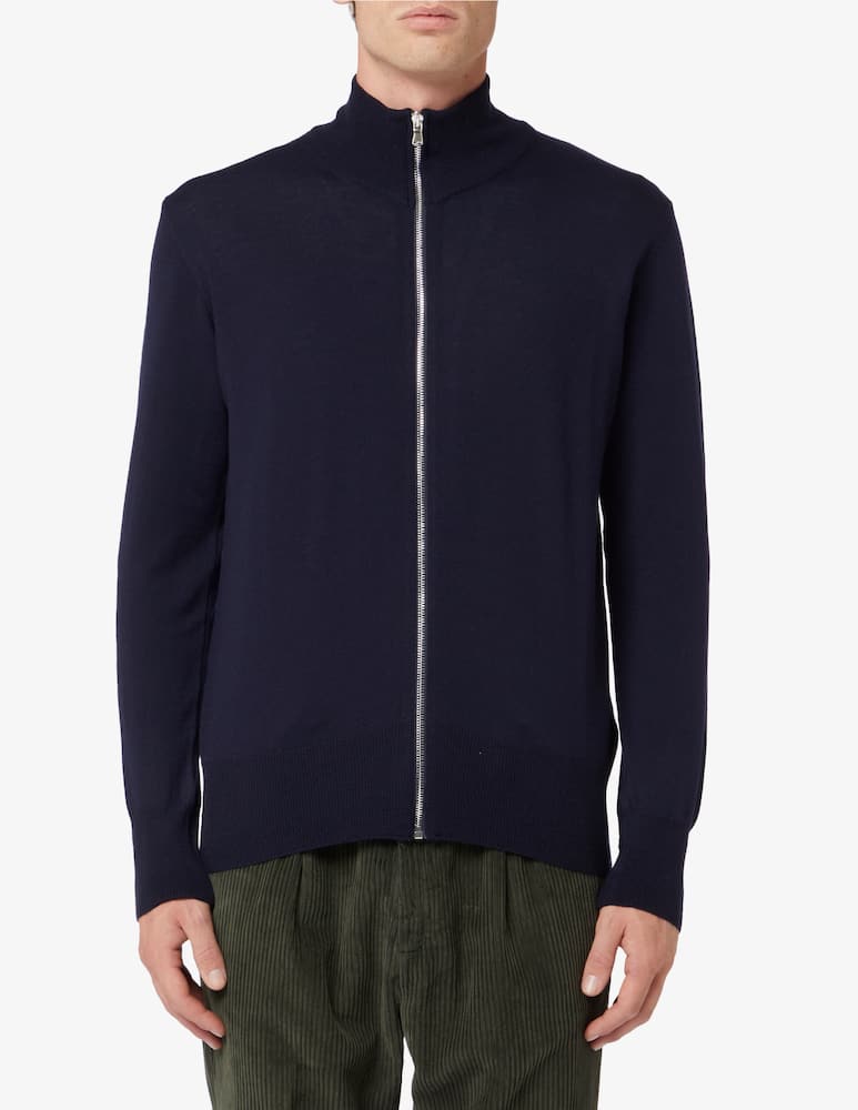 Misaky Merino wool full zip sweater - picture 1 Misaky Merino wool full zip sweater - picture 1