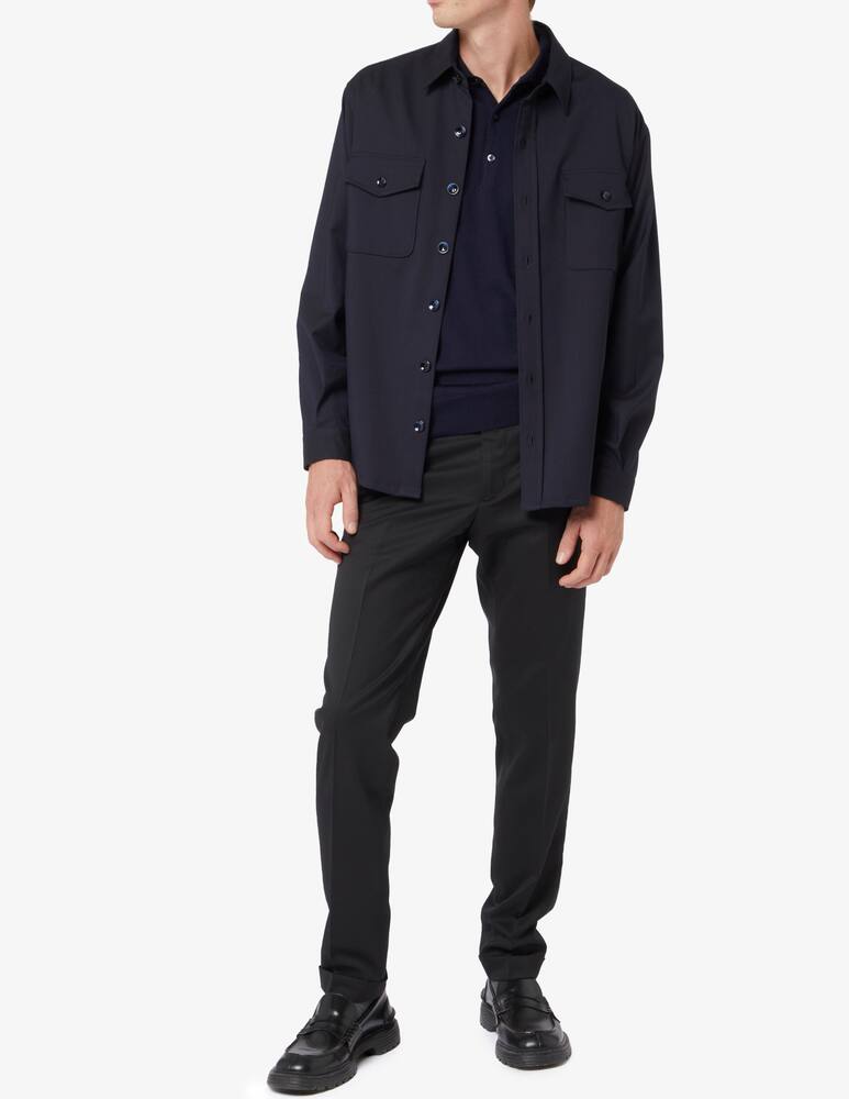 rinascente Misaky Polo maniche lunghe in lana merino f12