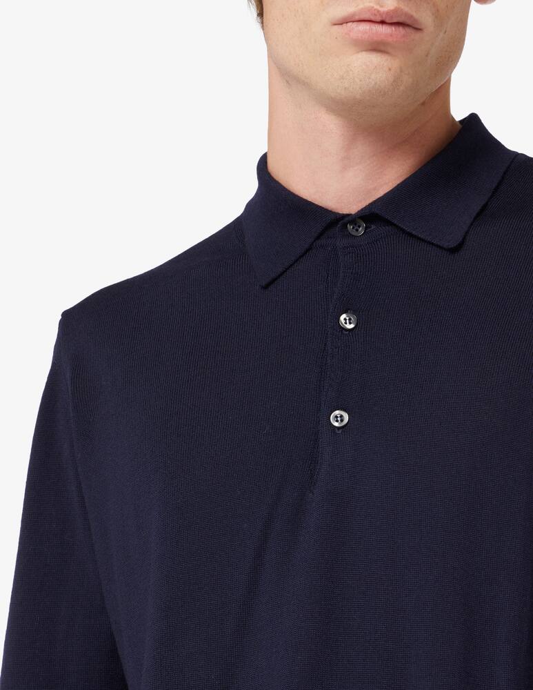 rinascente Misaky Polo maniche lunghe in lana merino f12