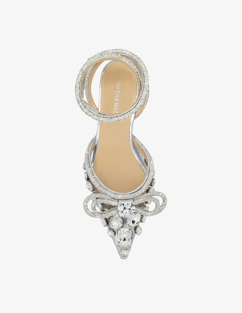 rinascente Mach & Mach Double bow flats with big stones