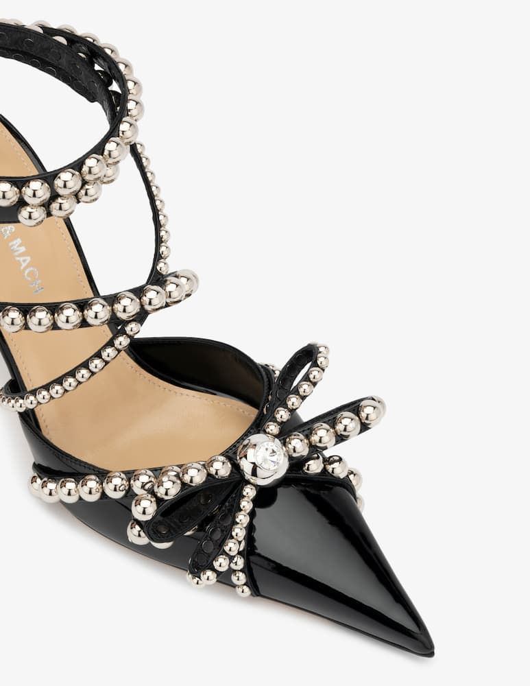 Mach & Mach Slingback borchie Crystal - immagine 3 Mach & Mach Slingback borchie Crystal - immagine 3
