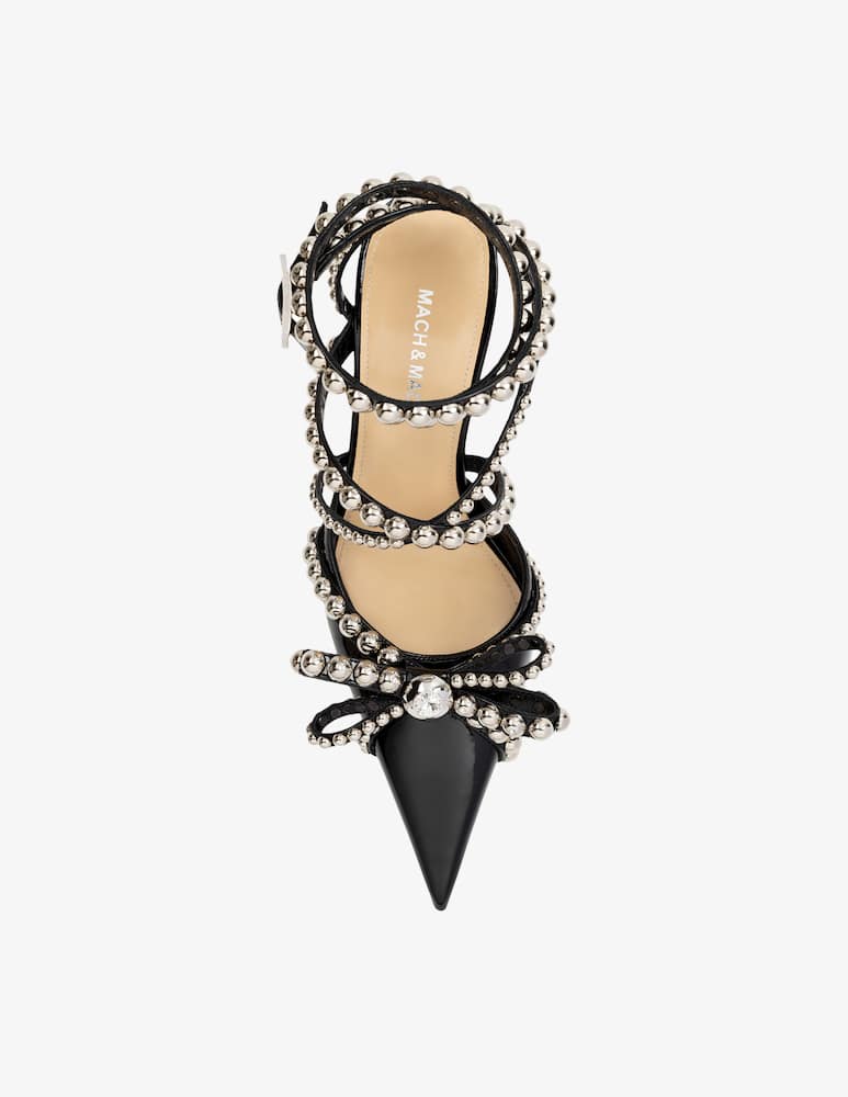 Mach & Mach Slingback borchie Crystal - immagine 4 Mach & Mach Slingback borchie Crystal - immagine 4