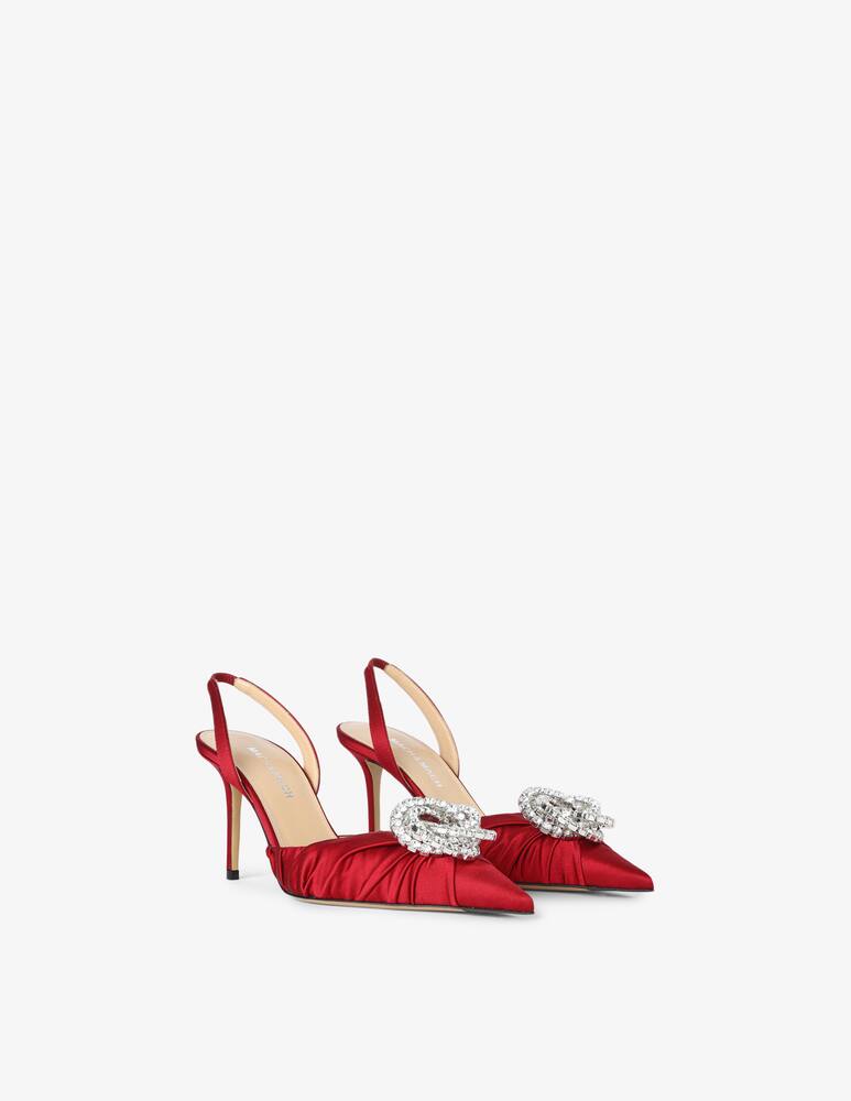 Mach & Mach Slingback Galaxy in raso - immagine 2 Mach & Mach Slingback Galaxy in raso - immagine 2