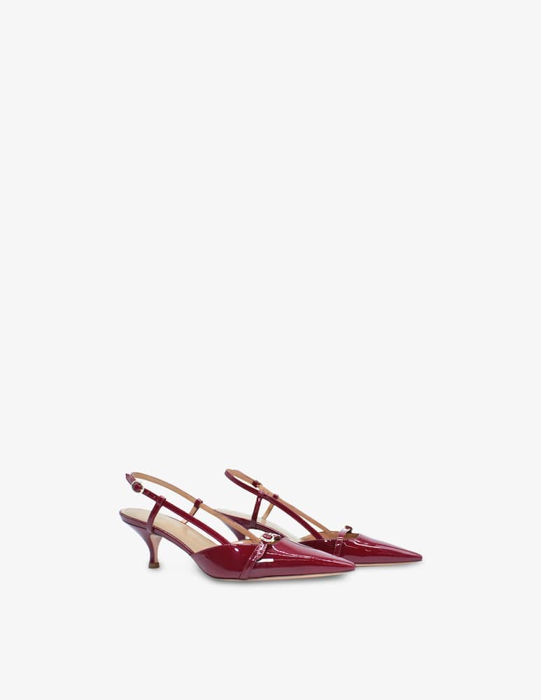 A. Bocca Slingback in vernice con tacco kitten - immagine 2 A. Bocca Slingback in vernice con tacco kitten - immagine 2