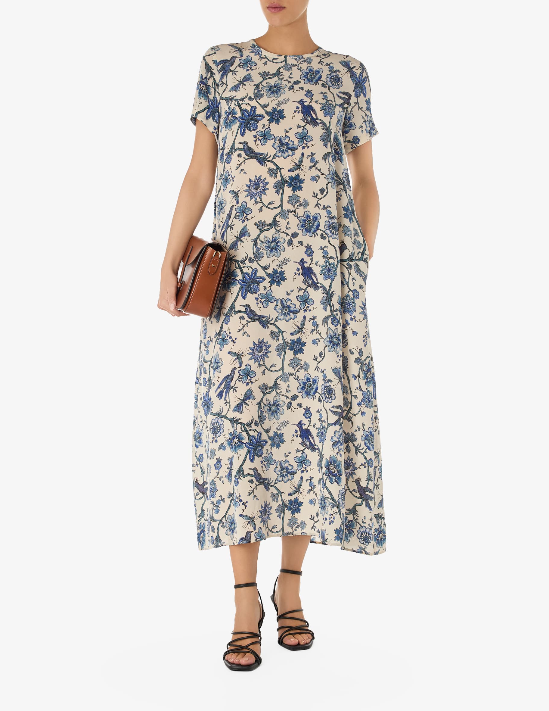 ☆DT☆入手困難☆お洒落Silk Long Dress/ERNESTA/'S MaxMara PE24---s_max_mara---