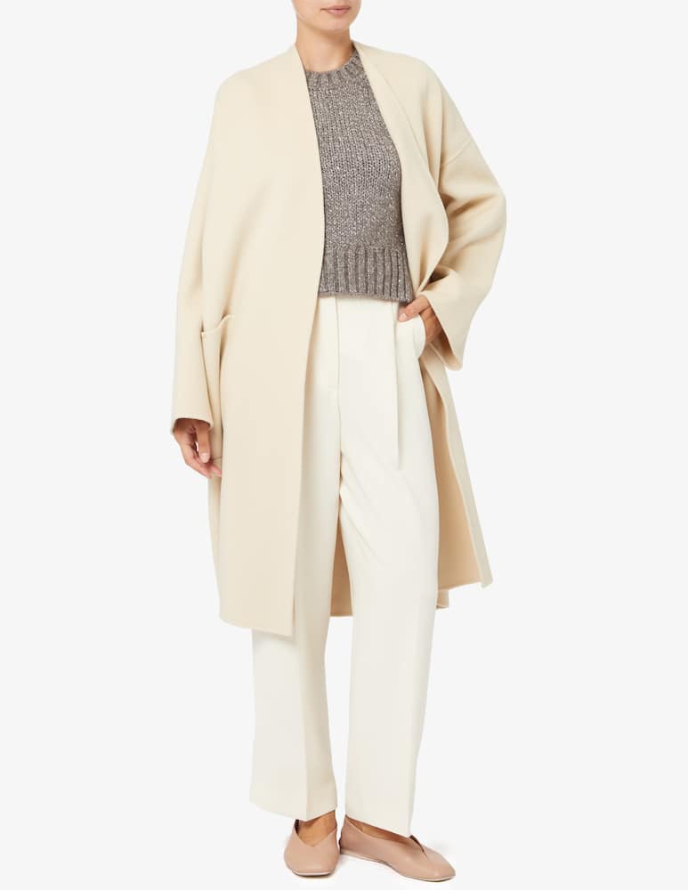 rinascente Weekend Max Mara Eris wool coat with belt