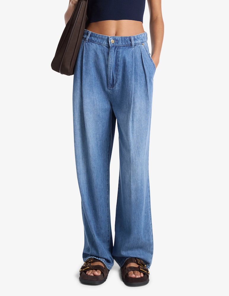 Michael Michael Kors Jeans larghi plissettati - immagine 1 Michael Michael Kors Jeans larghi plissettati - immagine 1
