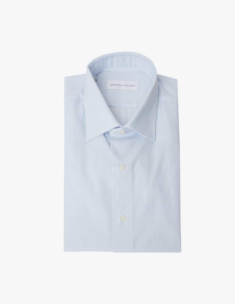 Sartoria Italiana Camicia regular in twill compact - immagine 1 Sartoria Italiana Camicia regular in twill compact - immagine 1