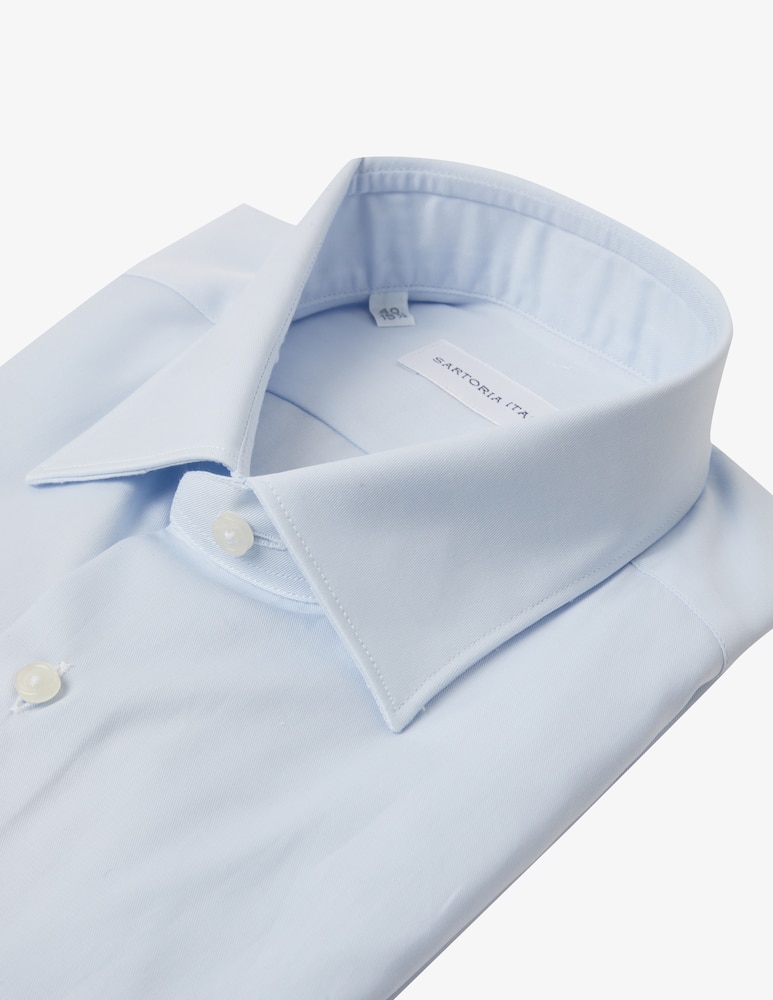 Sartoria Italiana Camicia regular in twill compact - immagine 2 Sartoria Italiana Camicia regular in twill compact - immagine 2