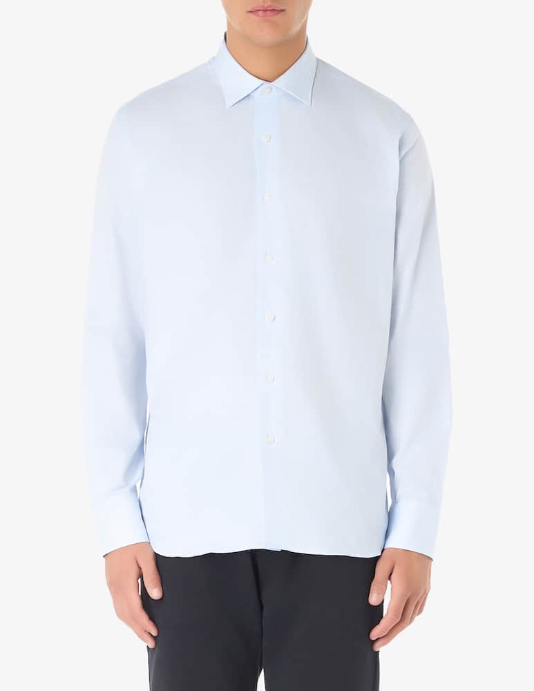 Sartoria Italiana Camicia regular in twill compact - immagine 3 Sartoria Italiana Camicia regular in twill compact - immagine 3