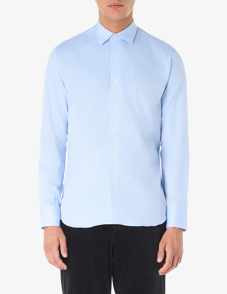 Sartoria Italiana Camicia regular in twill no iron - immagine 1 Sartoria Italiana Camicia regular in twill no iron - immagine 1