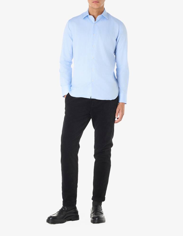 rinascente Sartoria Italiana Twill no iron regular shirt