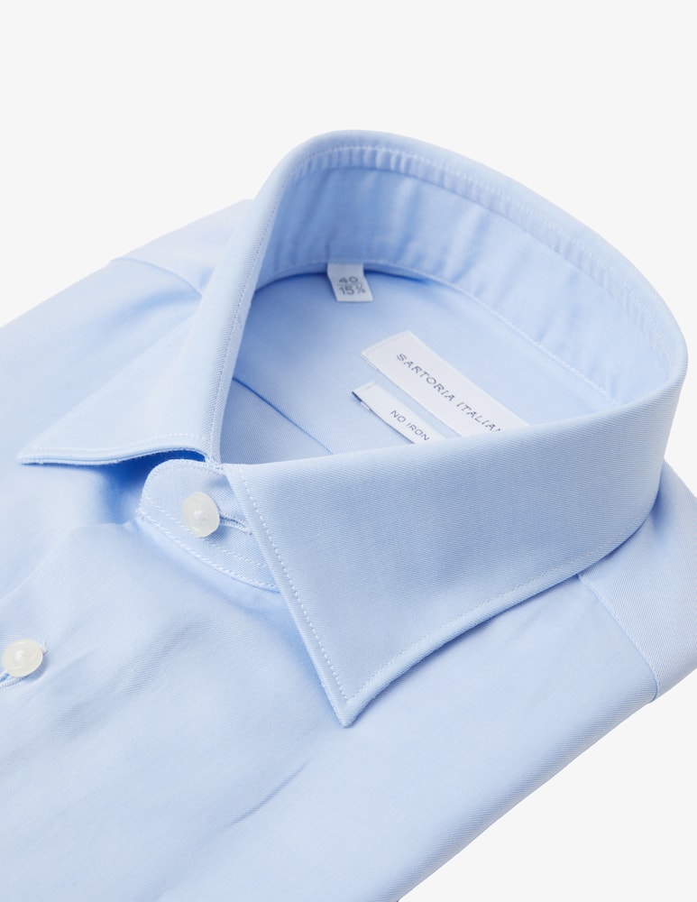 Sartoria Italiana Camicia regular in twill no iron - immagine 6 Sartoria Italiana Camicia regular in twill no iron - immagine 6