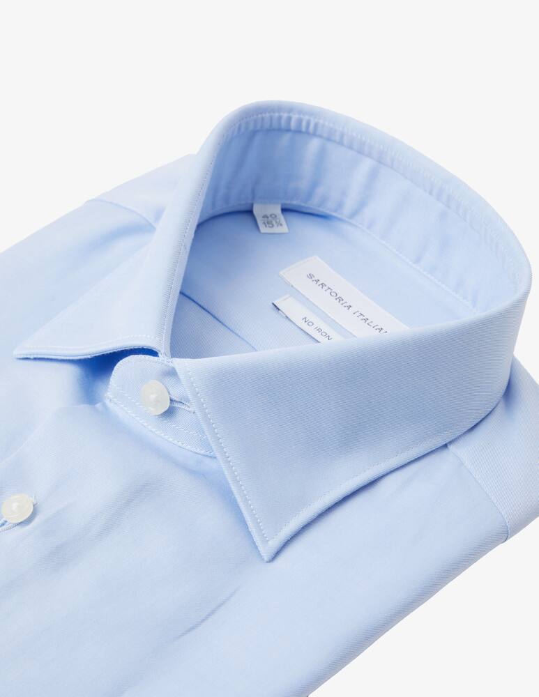 rinascente Sartoria Italiana Twill no iron regular shirt