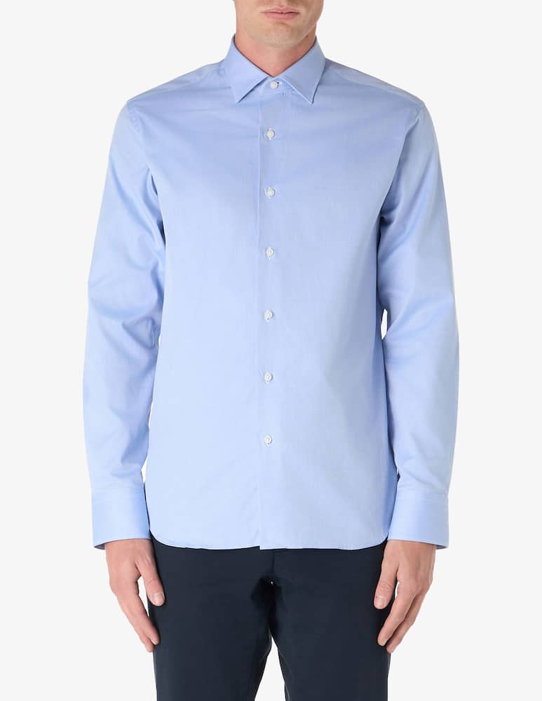 Sartoria Italiana Camicia regular in twill doppio ritorto - immagine 1 Sartoria Italiana Camicia regular in twill doppio ritorto - immagine 1