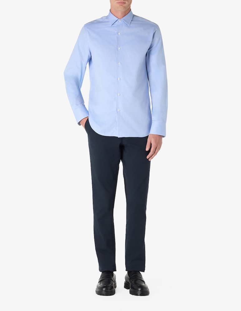 Sartoria Italiana Camicia regular in twill doppio ritorto - immagine 2 Sartoria Italiana Camicia regular in twill doppio ritorto - immagine 2