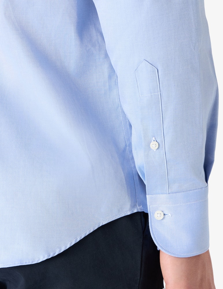 Sartoria Italiana Camicia regular in twill doppio ritorto - immagine 4 Sartoria Italiana Camicia regular in twill doppio ritorto - immagine 4
