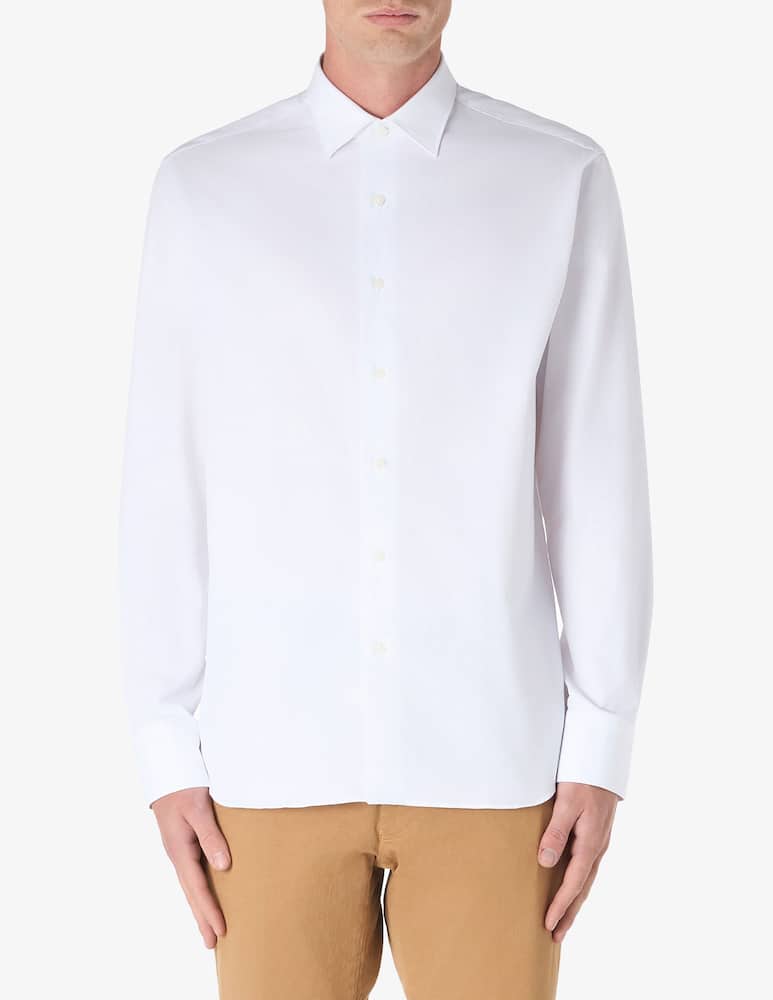 Sartoria Italiana Camicia regular in twill doppio ritorto - immagine 3 Sartoria Italiana Camicia regular in twill doppio ritorto - immagine 3