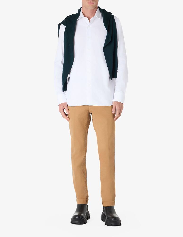 rinascente Sartoria Italiana Camicia regular in twill doppio ritorto