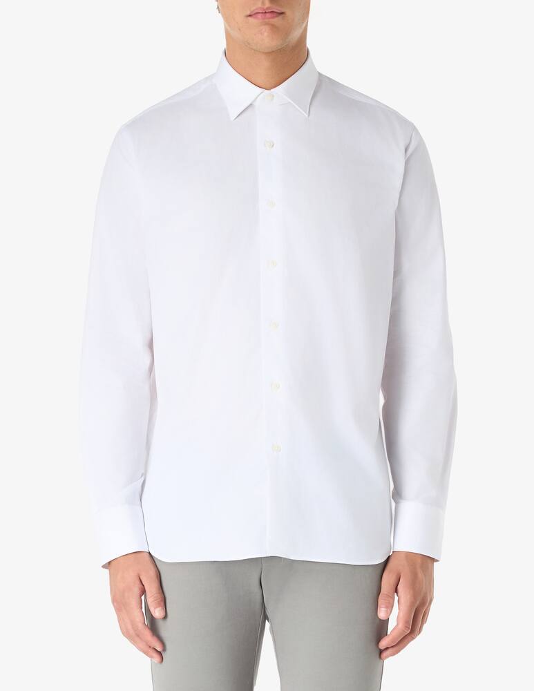 rinascente Sartoria Italiana Twill no iron regular shirt