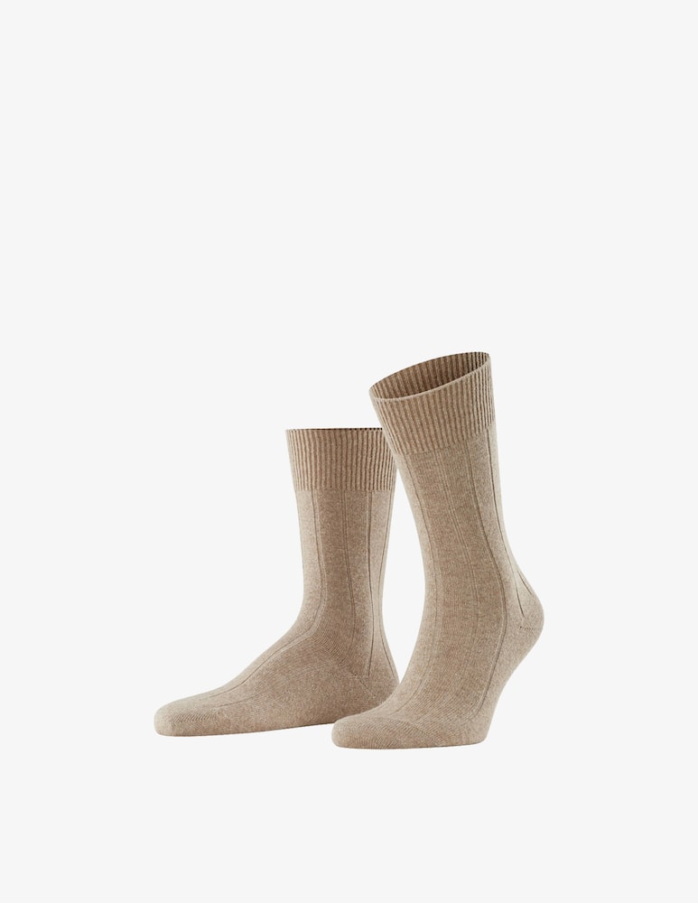 Falke F lhasa rib mixed cashmere socks - picture 1