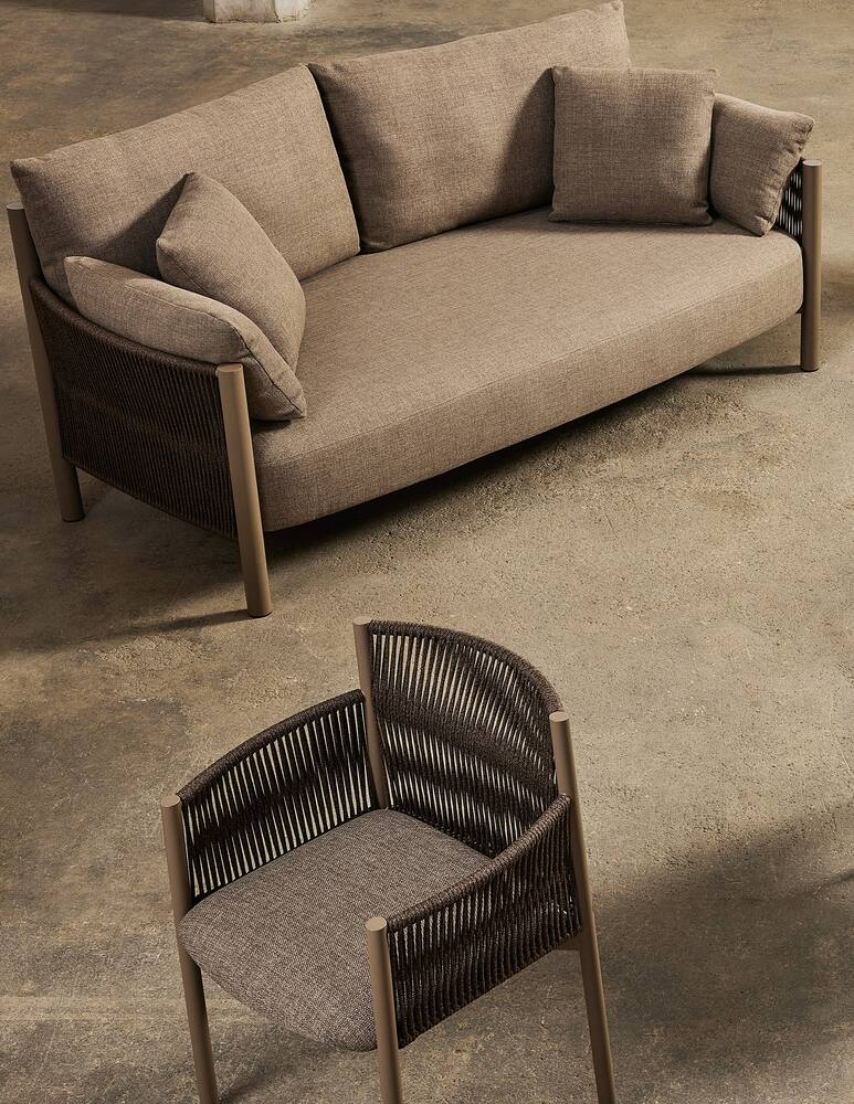 rinascente Luxy Frameout Outdoor Chair With Armrests