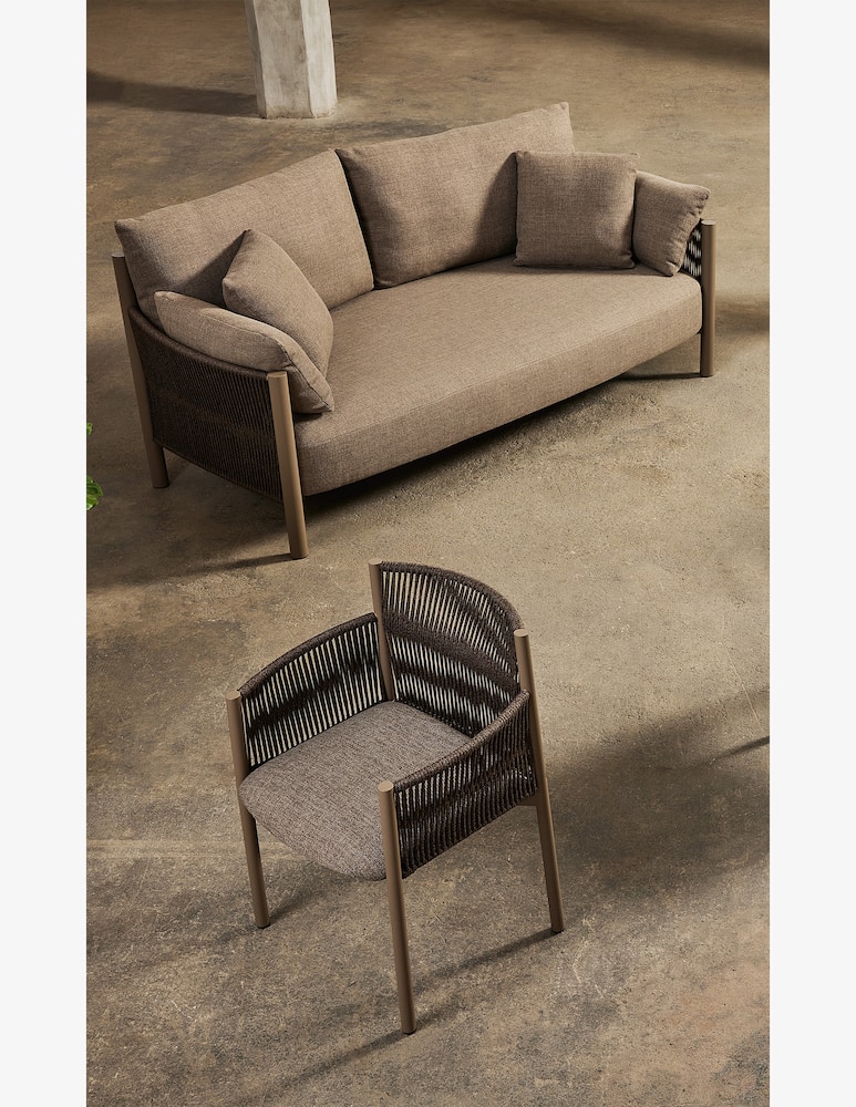 rinascente Luxy Frameout Divano 3 Posti Outdoor