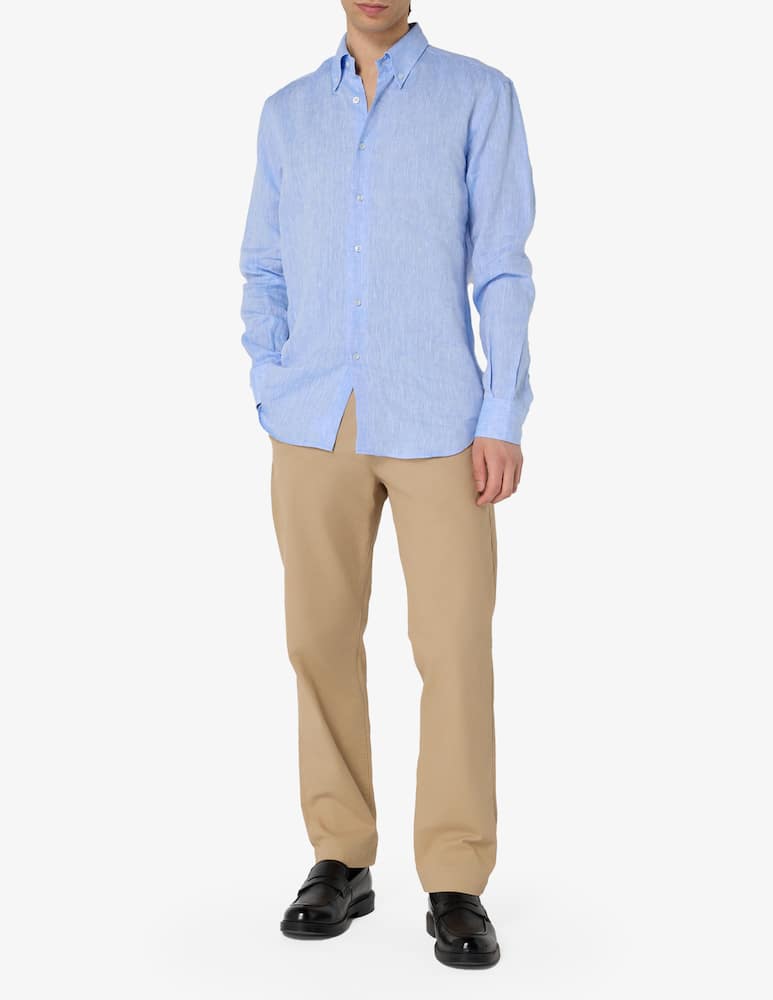 rinascente Sartoria Italiana Camicia lino manica lunga