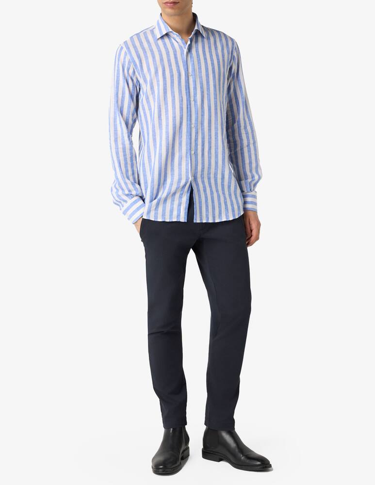rinascente Sartoria Italiana Striped linen shirt