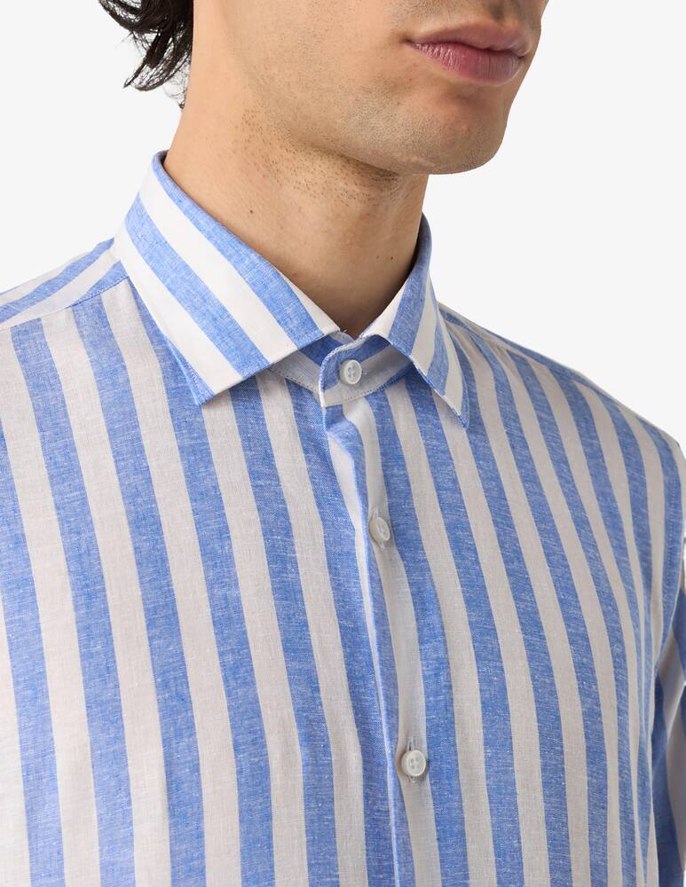 rinascente Sartoria Italiana Striped linen shirt