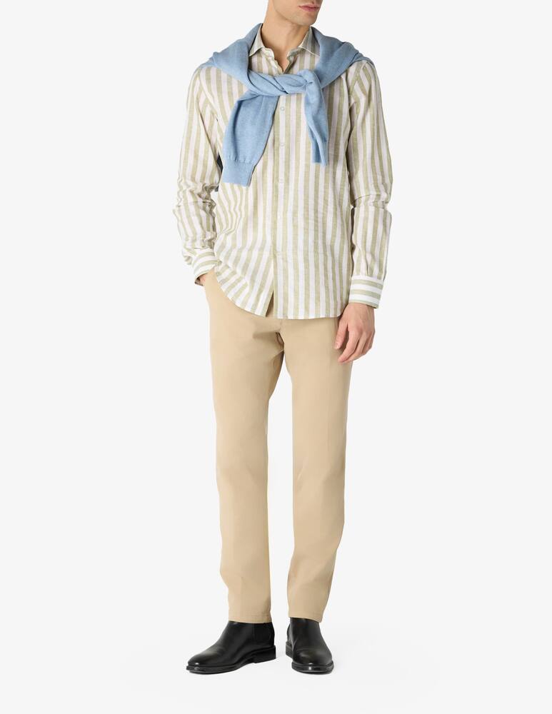 rinascente Sartoria Italiana Striped linen shirt