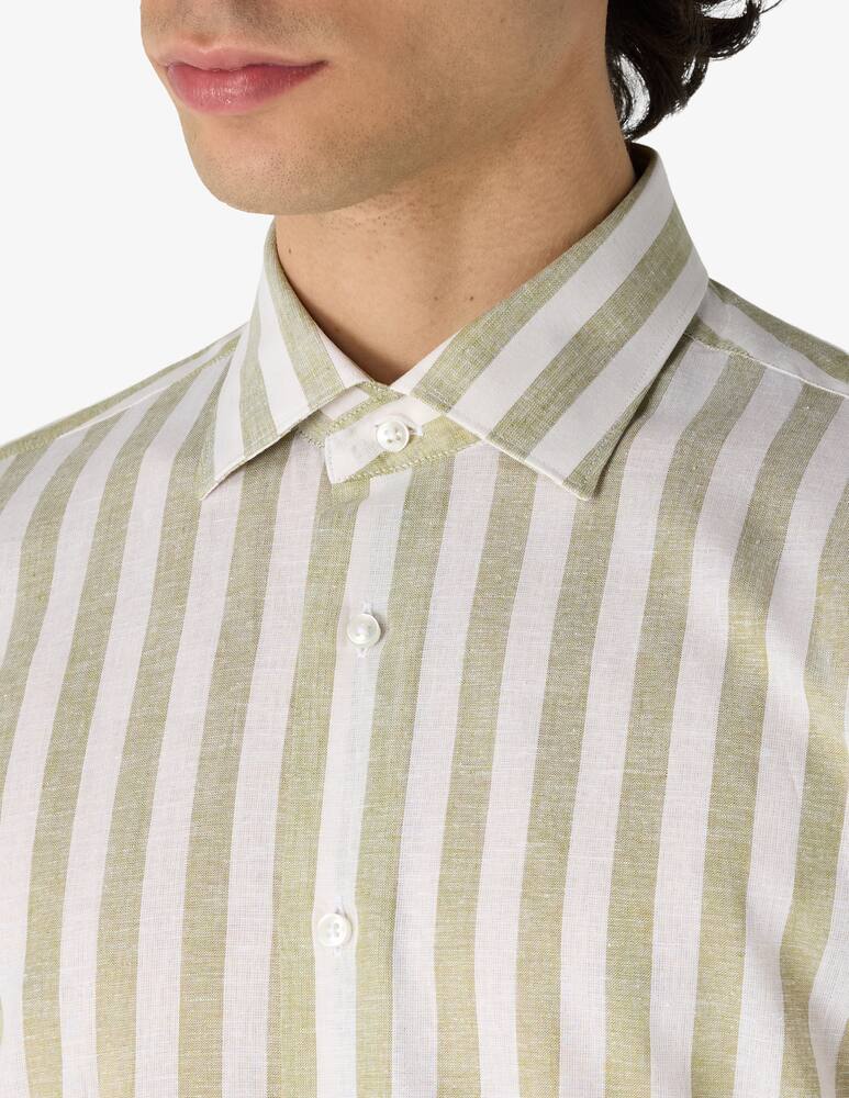rinascente Sartoria Italiana Striped linen shirt