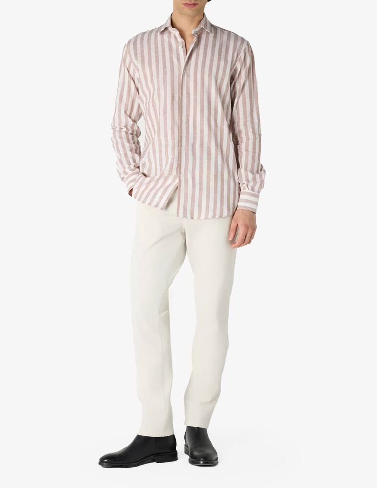 rinascente Sartoria Italiana Camicia lino a righe