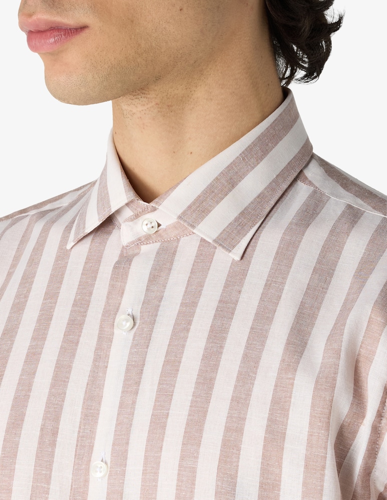 rinascente Sartoria Italiana Camicia lino a righe