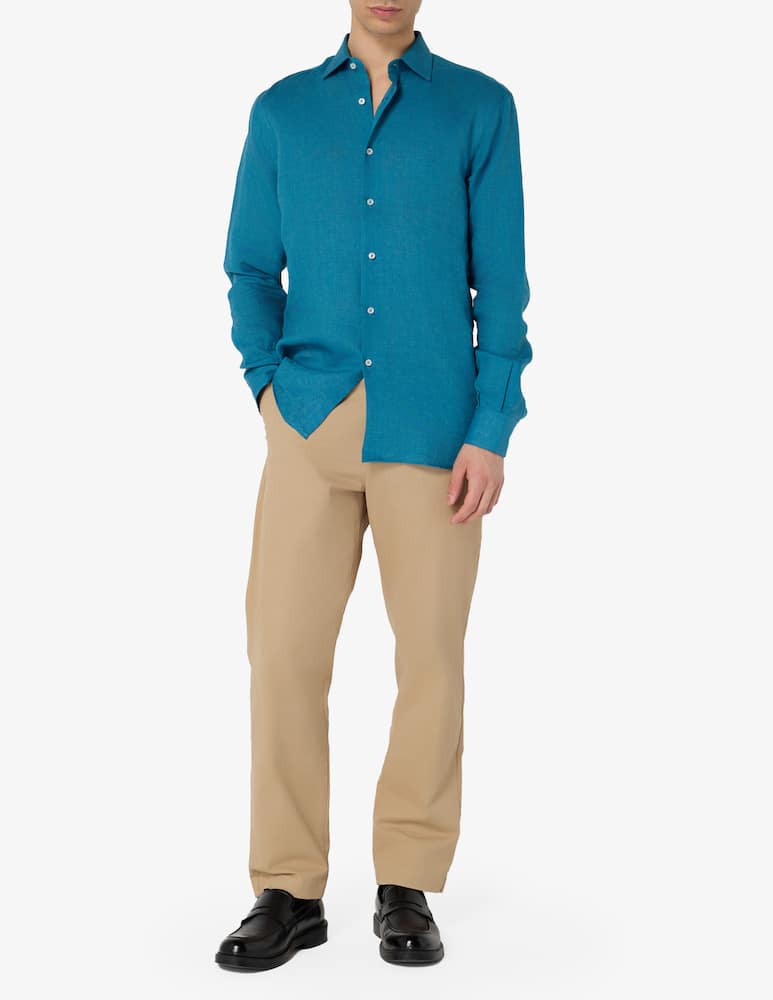 rinascente Sartoria Italiana Linen long-sleeve shirt